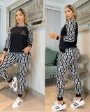 Casual Hot Drill Sportswear Two Piece Set
