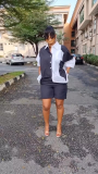 Casual Stitching Irregular Shirt Two-Piece Set