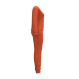 Women's Lady Tracksuit Sweatshirt Pants Set