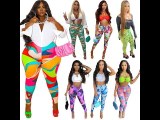 Slim Printed Sweatpants Yoga Jogging Pants