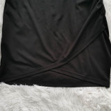 Irregular Lantern Sleeve Club Dress