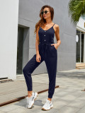 Casual Pit Strip Jumpsuit