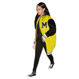 Autumn Winter Fashion Thick Baseball Uniform Jacket