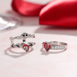 Fashion Christmas Skull Cute Christmas Ring Size 6-11
