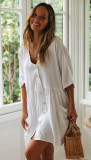 Button Beach Dress