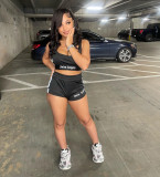 Trendy Print Tracksuits Shorts Two-Piece Set