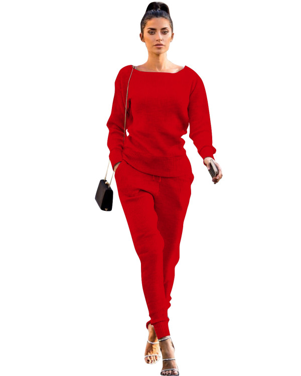 Women's Lady Tracksuit Sweatshirt Pants Set