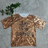 Fashion Casual Sequin Loose Dress