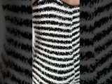 Fashion Sexy Plush Striped Straps One Piece Rompers