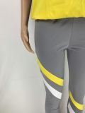 Casual Stitching Sports Pant Set