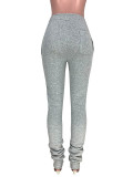 Casual Sports Drawstring Pants with Pockets