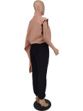 Amazon Explosion Style Women's Knitted Personality Irregular Tops
