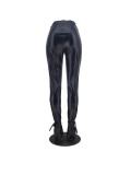 Amazon Hot Sale Fall Winter Bottoms Women's Leather Trousers