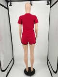 Solid Color Sports Women Outfits Two Piece Set Clothing
