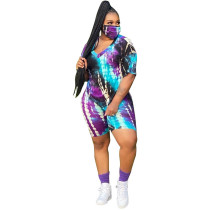 Casual Tie Dye Shorts Outfits