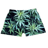 Skinny Pattern Printed Yoga Shorts