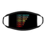 (Non-protection) Fashion Print Letter One Piece Face Shield