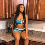 Printed Letters Vest Short Set