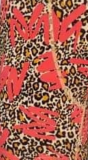 Casual Print Letter Shorts