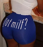Ladies Pattern Printed Yoga Shorts