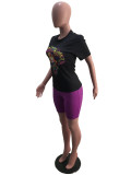 Sexy Positioning Human Head Print Two-piece Set