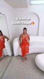 Hand-knitted Casual Hollow Sequined Vest Split Beach Dress