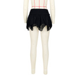Sexy Double -layer Lace Irregular Mini Skirt