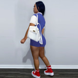 Simple Design Baseball Uniform Casual One Piece Rompers
