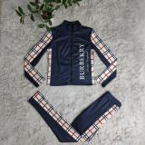 Fashion Digital Printed Sports Two Piece Pant Set