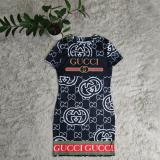 Casual Print Ladies Slim Sexy Bodycon Dresses