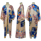 Plus Size Shawl Women Wide Multi Color Floral Elegant Fashion Capes All Season Outfits Beach