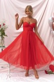 Sexual Suspender Casual Dress INS Vacation Multi-colored Women's Dress
