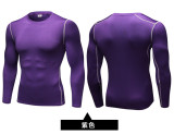 Men's tight training PRO sports fitness running long-sleeved perspiration quick-drying long-sleeved shirt T-shirt clothes