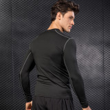 Men's tight training PRO sports fitness running long-sleeved perspiration quick-drying long-sleeved shirt T-shirt clothes