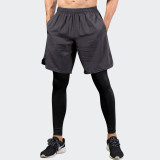Men's Compression Pants 2-Pack for Fitness, Running, and Training - Amazon Casual Elastic Quick-Dry Long Tights