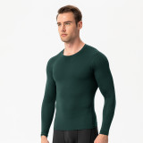Men's tight training PRO sports fitness running long-sleeved perspiration quick-drying long-sleeved shirt T-shirt clothes