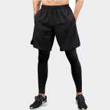 Men's Compression Pants 2-Pack for Fitness, Running, and Training - Amazon Casual Elastic Quick-Dry Long Tights