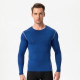 Men's tight training PRO sports fitness running long-sleeved perspiration quick-drying long-sleeved shirt T-shirt clothes