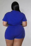 Hot Sale Letter Offset Printing Ribbed Cardigan Zipper Sports Two Piece Plus Size Outfits Set