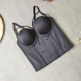 Fashion Mesh Push Up Bralet Women S Corset Bustier Bra Night Club Party Long Sexy Cropped Top Vest