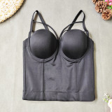 Fashion Mesh Push Up Bralet Women S Corset Bustier Bra Night Club Party Long Sexy Cropped Top Vest