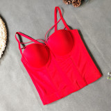 Fashion Mesh Push Up Bralet Women S Corset Bustier Bra Night Club Party Long Sexy Cropped Top Vest