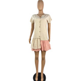 Summer Asymmetric Ruffled Loose Club Dresses