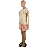 Summer Asymmetric Ruffled Loose Club Dresses