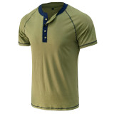 Men's Henley Shirts Casual Slim Fit Lightweight Fashion T-Shirts