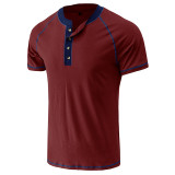 Men's Henley Shirts Casual Slim Fit Lightweight Fashion T-Shirts