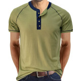 Men's Henley Shirts Casual Slim Fit Lightweight Fashion T-Shirts