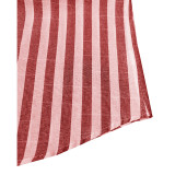 Men's Stripe Linen & Cotton Short Sleeve Shirt