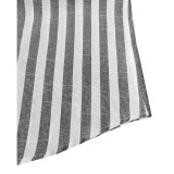 Men's Stripe Linen & Cotton Short Sleeve Shirt