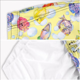 Summer Men's Beach 5-point Shorts Quick-drying Printed Pants
